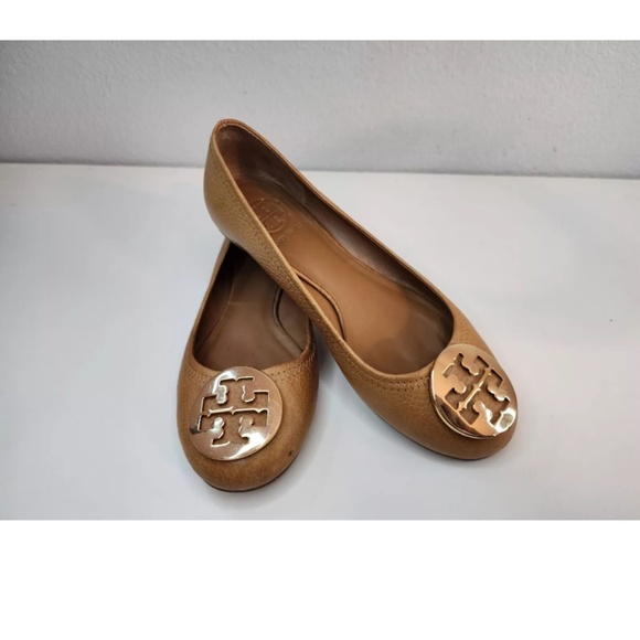 Tory Burch Flats with Golden Medallion Logo size 6 - Picture 11 of 11
